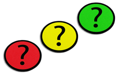 Signo de interrogación 3x3 cm