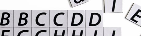 Letras y números magnéticas
