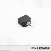 Conector de Jack Mini 3.5mm a Jack Mini 3.5mm, m/f