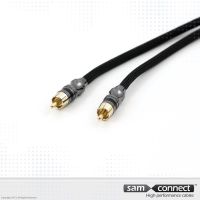 Cable de RCA Coaxial, 5m, m/m