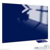 Pizarra de Vidrio Sólido Azul Marino 90x120 cm