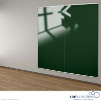 Panel de pizarra de vidrio Verde Botella 100x200cm