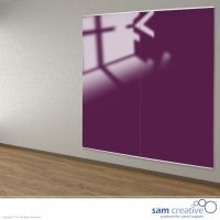 Panel de pizarra de vidrio Violeta 100x200 cm