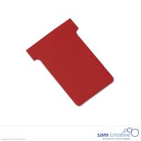 Tarjeta en T tipo 2 rojo