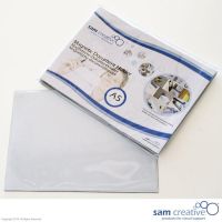 Funda Plástica Magnética Transparente A5 25 pzas.