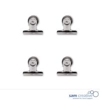 Abrazaderas magnéticas para pizarras blancas (4x)