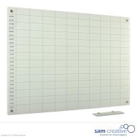 Pizarra de Vidrio Diario de 06:00-18:00 60x90 cm