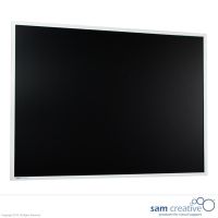 Pizarra de tiza con marco blanco, 90x120 cm