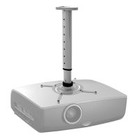 Soporte de Techo, Ajustable, Plata