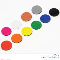 Símbolo magnético Círculo 2 cm Azul