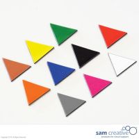 Símbolo magnético Triángulo 2 cm Naranja