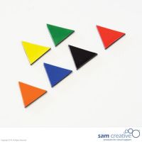Símbolo magnético Triángulo 2 cm Colores Mixtos