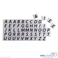 Set completo de letras magnéticas 10x22 cm