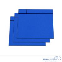 Set de hojas de notas magnéticas 10x10 cm Azul