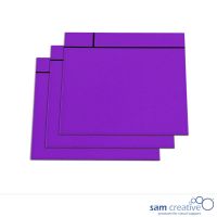 Set de hojas de notas magnéticas 10x10 cm Violeta