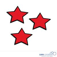 Símbolo magnético Estrella 4x4 cm Rojo