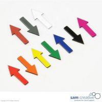 Símbolo magnético Flecha 1,2x3 cm Gris