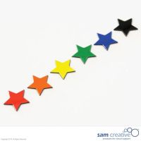 Símbolo magnético Estrella 2x2 cm Colores Mixtos