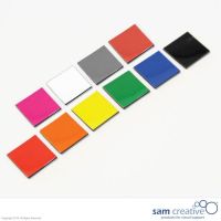 Símbolo magnético Cuadrado 2x2 cm Colores Mixtos