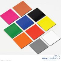 Símbolo magnético Cuadrado 3x3 cm Gris
