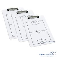 Portapapeles Pizarra Campo de Fútbol A4 (set 3x)