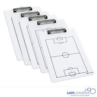 Portapapeles Pizarra Campo de Fútbol A4 (set 5x)