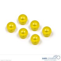 Set de imanes de Bolas 15mm Amarillas