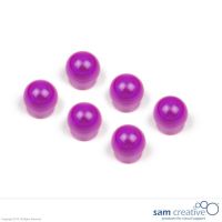 Set de imanes de Bolas 15mm Violetas