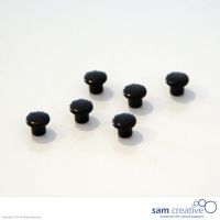 Set de imanes 10mm Negros