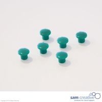 Set de imanes 10mm Verdes