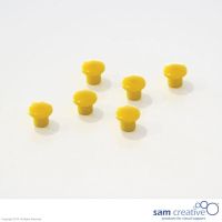 Set de imanes 10mm Amarillos