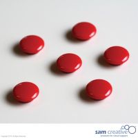 Set de imanes 20mm Rojos