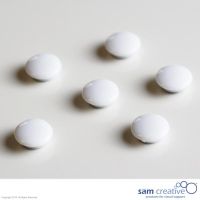 Set de imanes 20mm Blancos