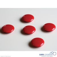 Set de imanes 30mm Rojos