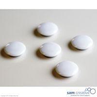 Set de imanes 30mm Blancos