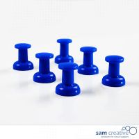 Pin Magnético Jumbo azul 6 pzas.