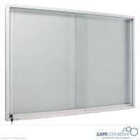 Pizarra Blanca tipo Vitrina Pro 90x120 cm