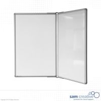 Pizarra Blanca Profesional 3-segmentos 90x60 cm