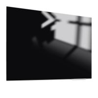 Pizarra de Vidrio Elegante Negra 100x200 cm