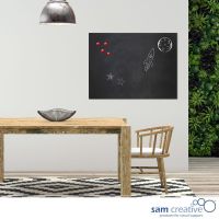 Pizarra de tiza flexible magnética 90x150 cm
