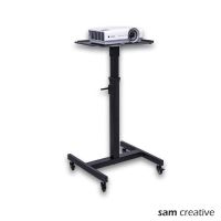 Soporte móvil para proyector o portátil
