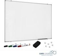 Pizarra Blanca Básica magnética 90x150 cm + Kit de Inicio para pizarras
