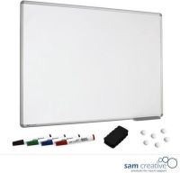 Pizarra Blanca Serie Clásica 45x60 cm + Kit de Inicio para pizarras