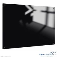 Pizarra de Vidrio Sólido Negra Profundo 100x200 cm