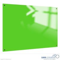 Pizarra de Vidrio Sólido Verde Limón 90x120 cm