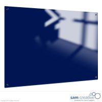 Pizarra de Vidrio Sólido Azul Marino 60x90 cm