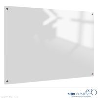 Pizarra de Vidrio Sólida Blanca Claro 120x240 cm