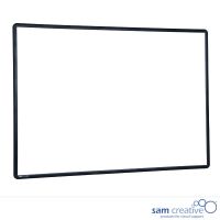 Pizarra Blanca Serie Pro Esmaltada 100x200 cm con marco negro